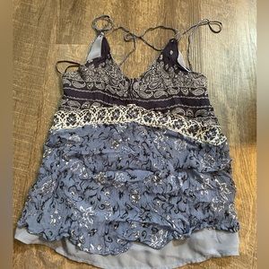 Blue lucky brand tank